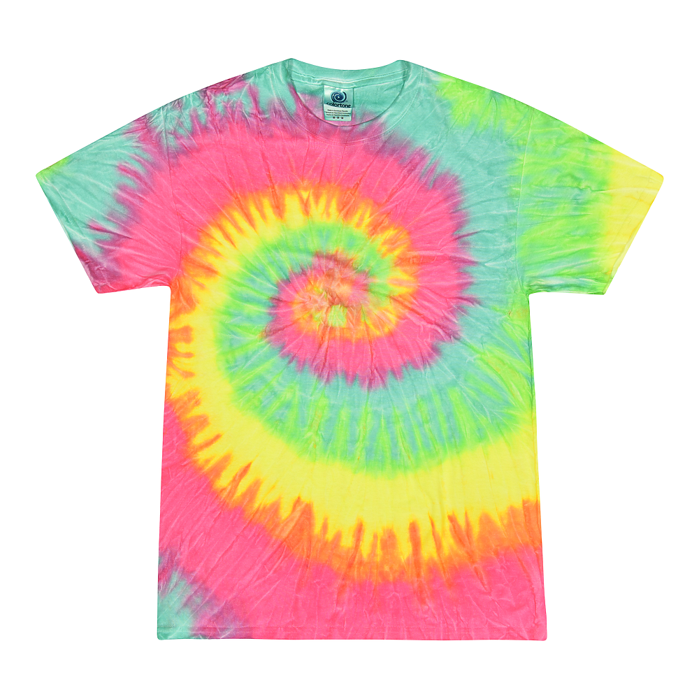 Colortone 1000 Multi-Color Tie-Dyed T-Shirt – Minty Rainbow