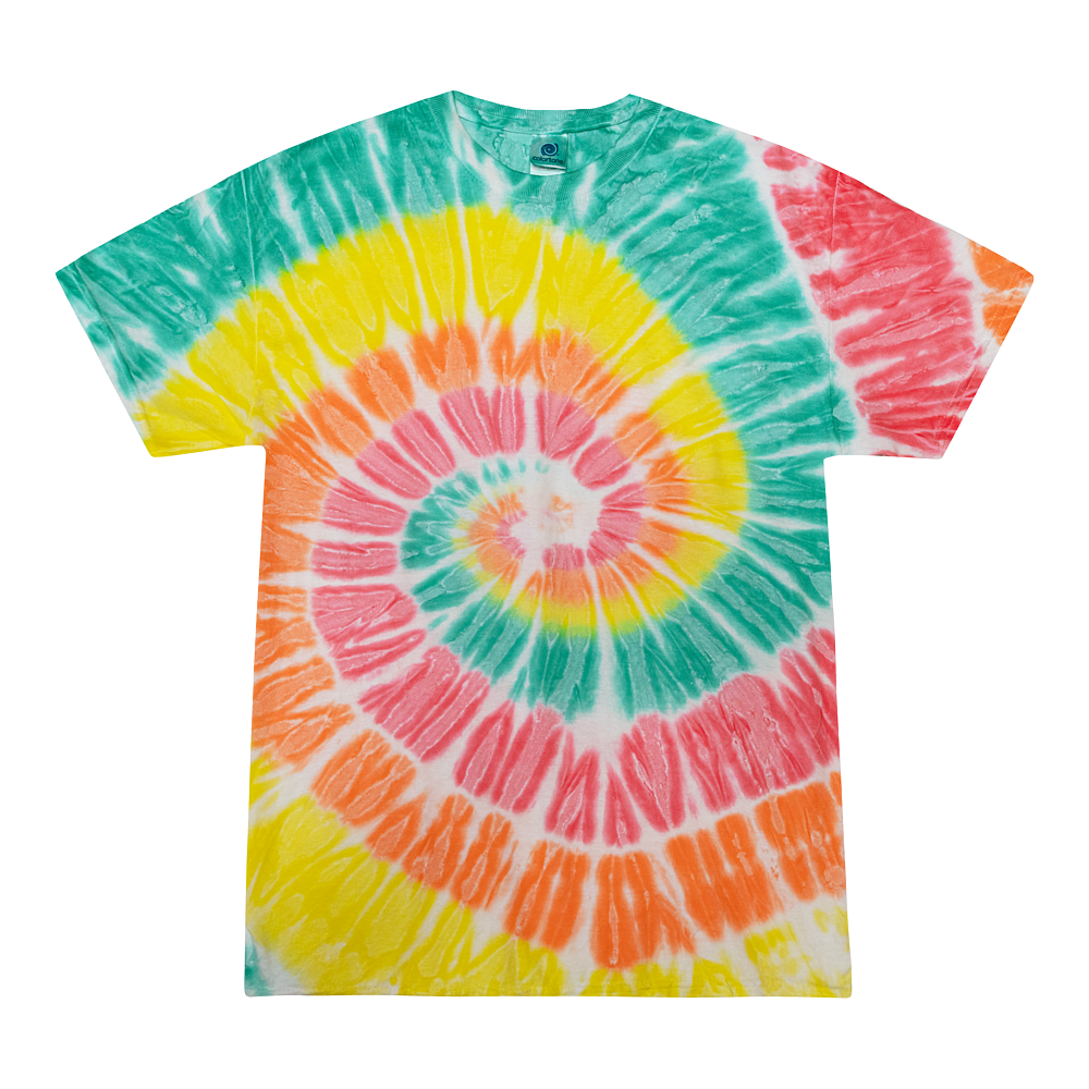 Colortone 1000 Multi-Color Tie-Dyed T-Shirt – Citrus