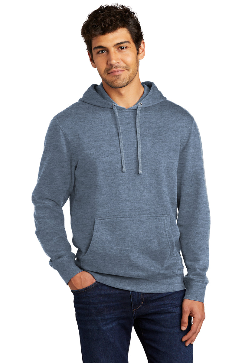 District DT6100 V.I.T. Fleece Hoodie – Flint Blue Heather