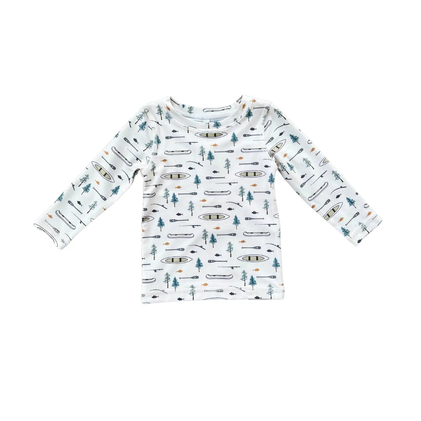 Boy’s Long Sleeve Rash Guard Swim Shirt | Canoe