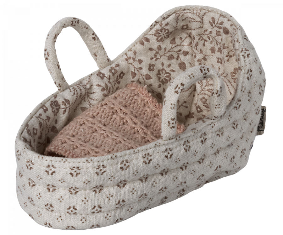 Maileg – Carrycot, Baby Mouse