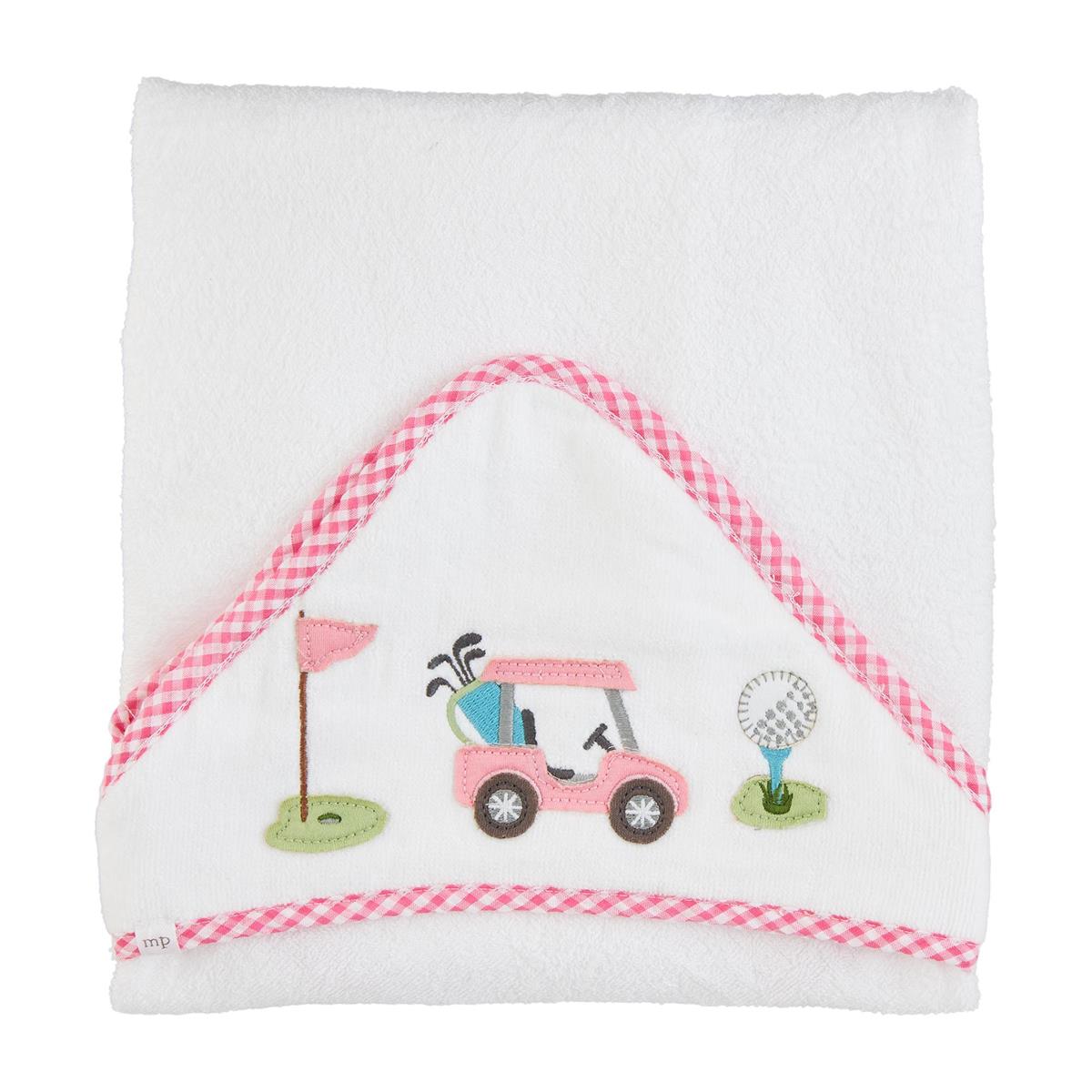 Girl Golf Hooded Towel | Pink