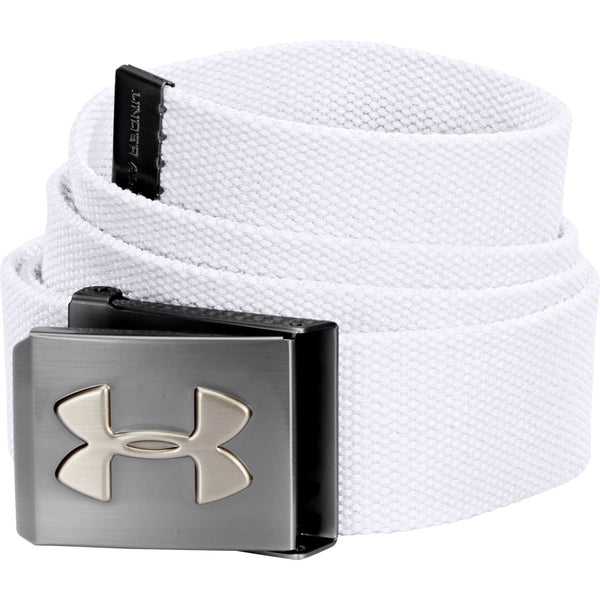 Under Armour White UA Webbed Belt