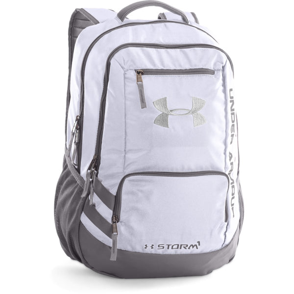 Under Armour White/Black UA Hustle II Backpack