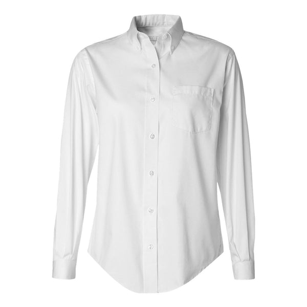 Van Heusen Women’s White Pinpoint Dress Shirt