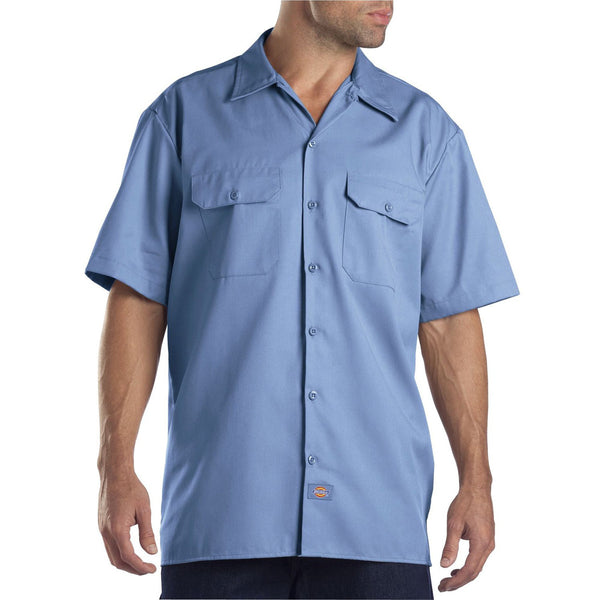 Dickies Men’s Light Blue 5.25 oz. Short-Sleeve Work Shirt