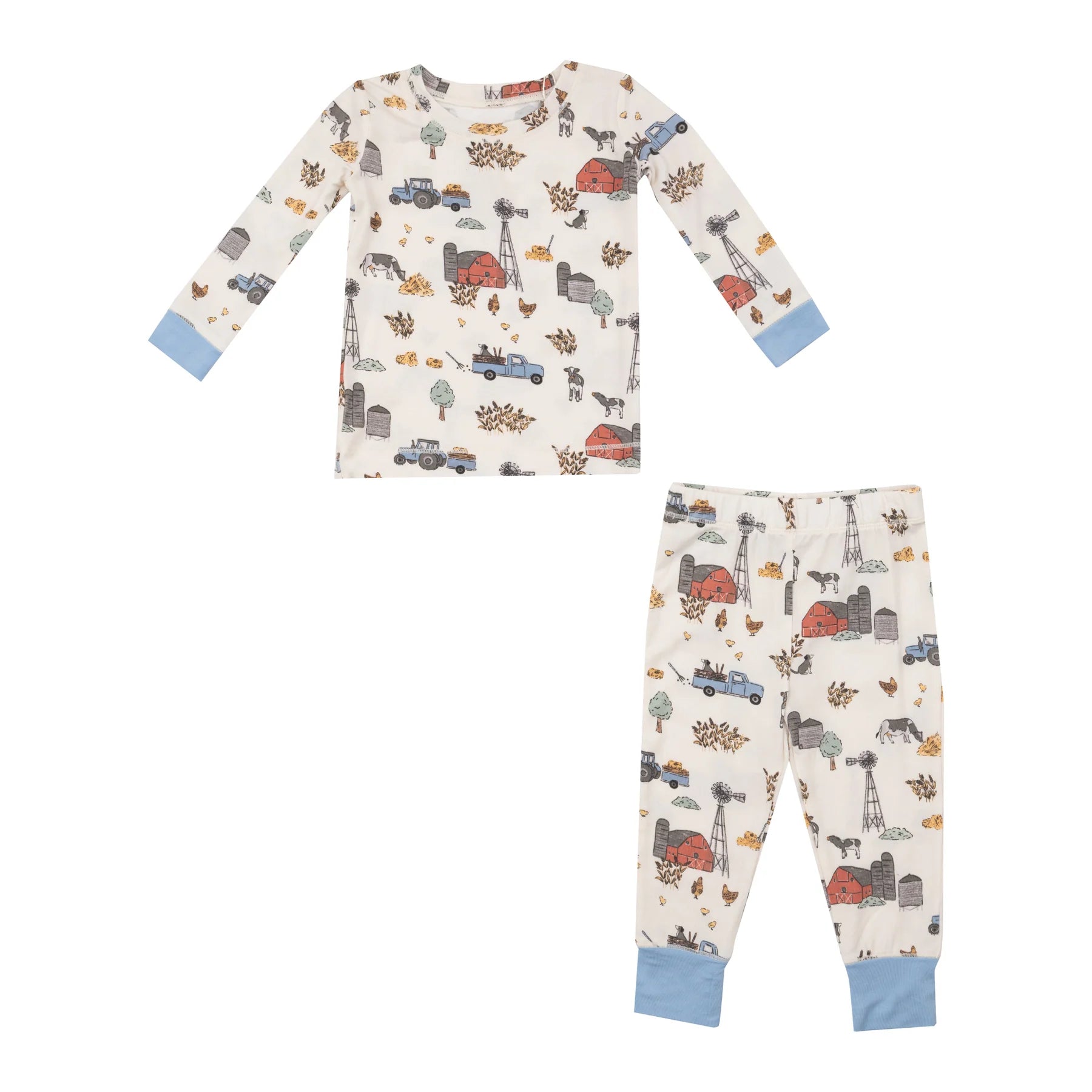 Long Sleeve Loungewear Set – Hay Farmer Blue