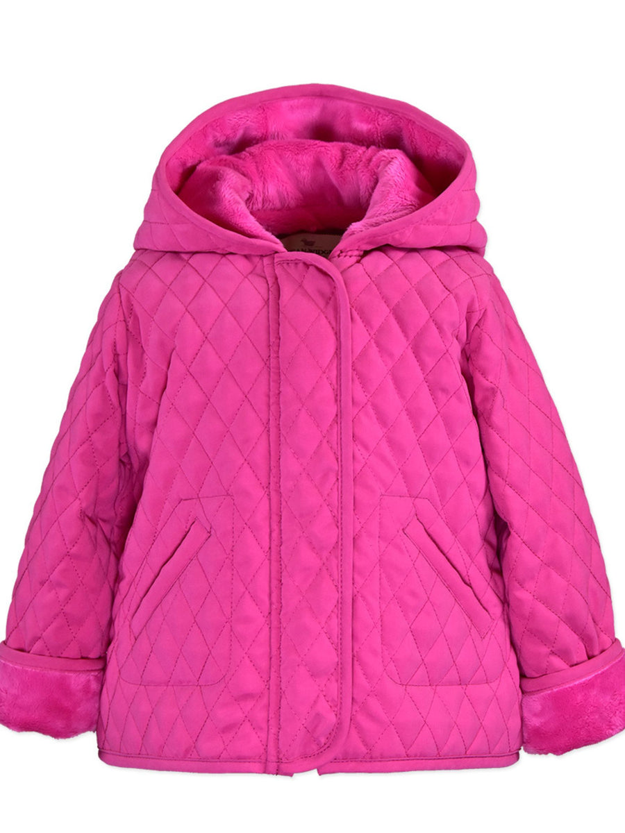 Hooded Quilted Barn Jacket