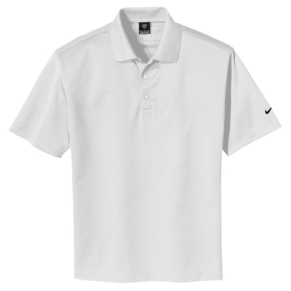 Nike Men’s White Tech Basic Dri-FIT Short Sleeve Polo