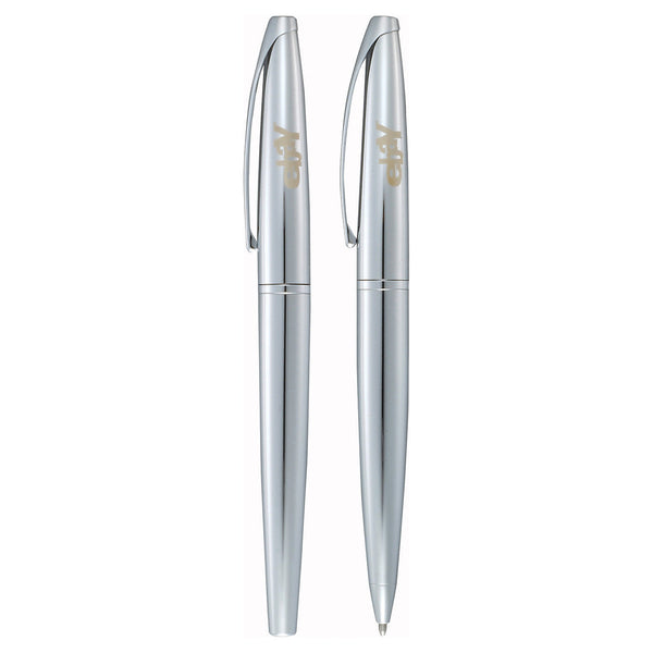 Cross ATX Pure Chrome Silver Pen Set