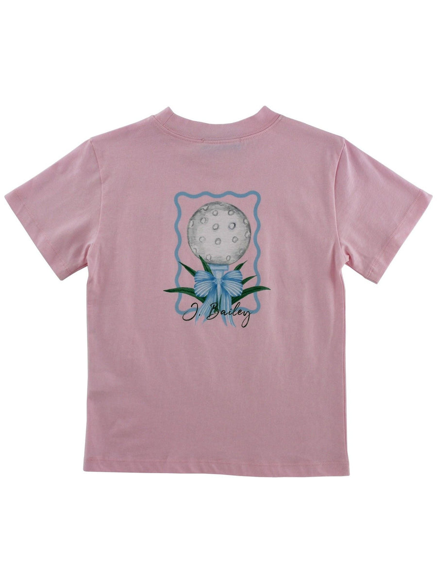 Logo Tee- Golf on Pink