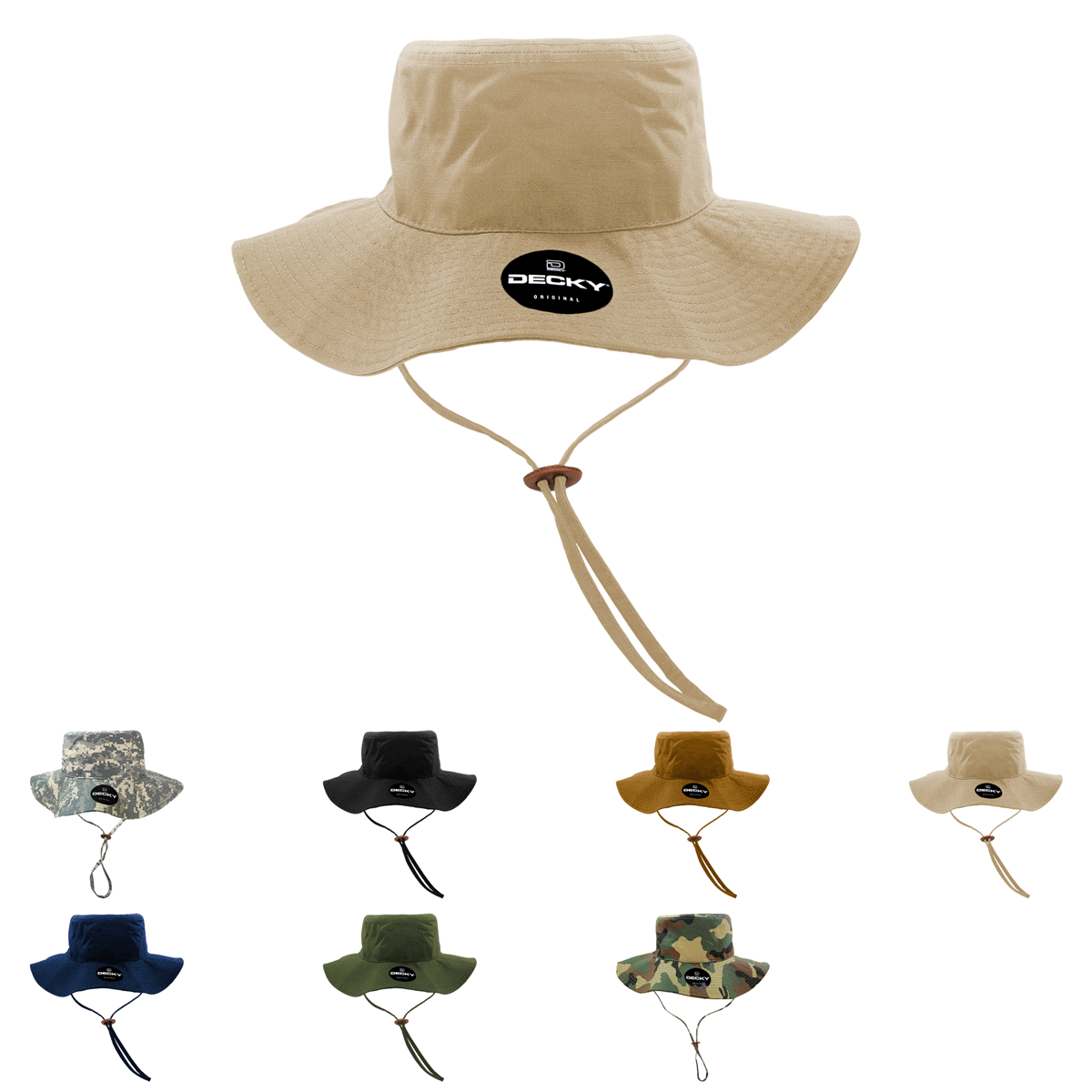 Decky 5303 – Structured Ripstop Boonie, Sun Boonie Hat – CASE Pricing