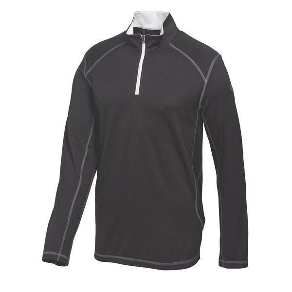 Puma Golf Men’s Black Tech ¼ zip Top – Left Sleeve Logo