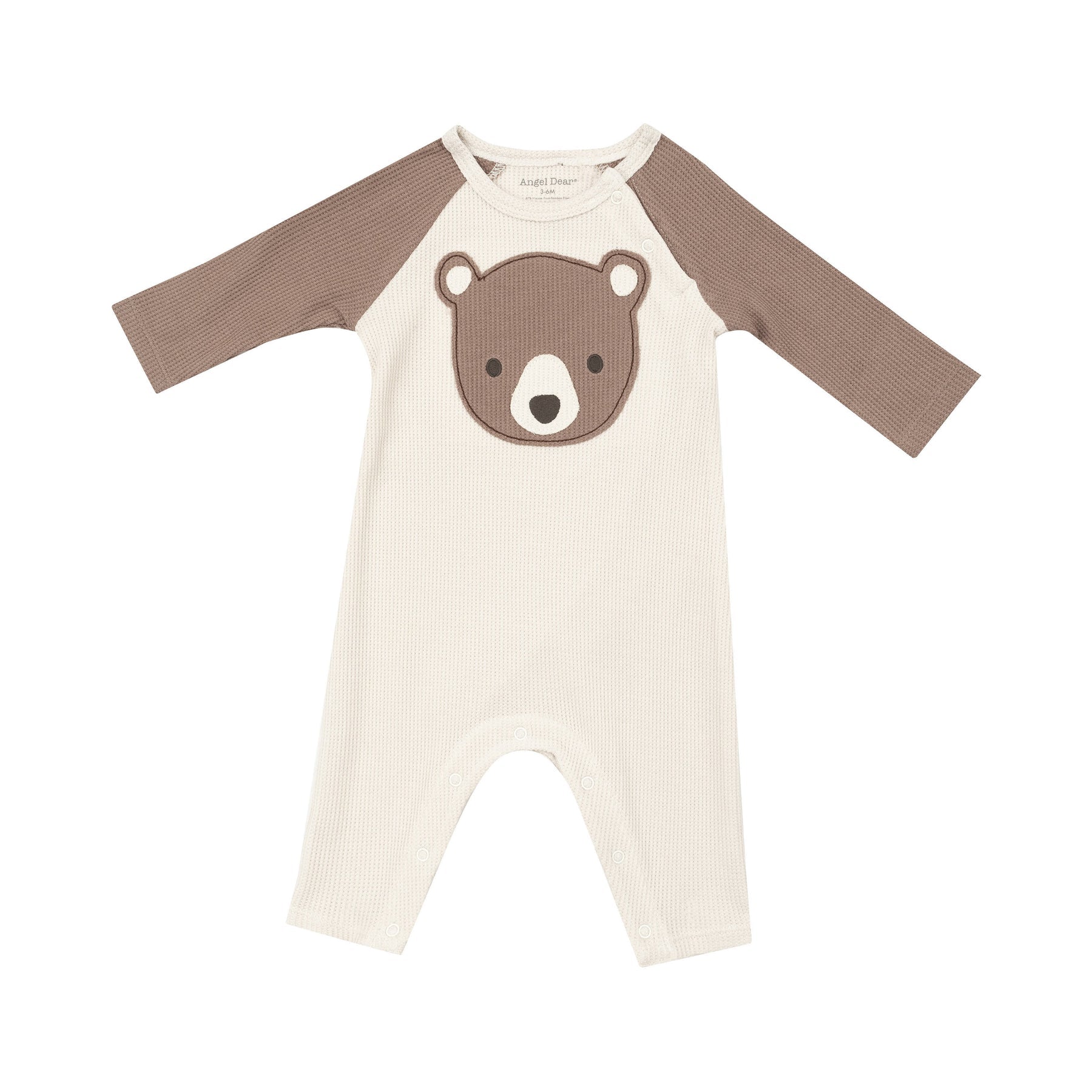 Baby Bear Applique Raglan Romper