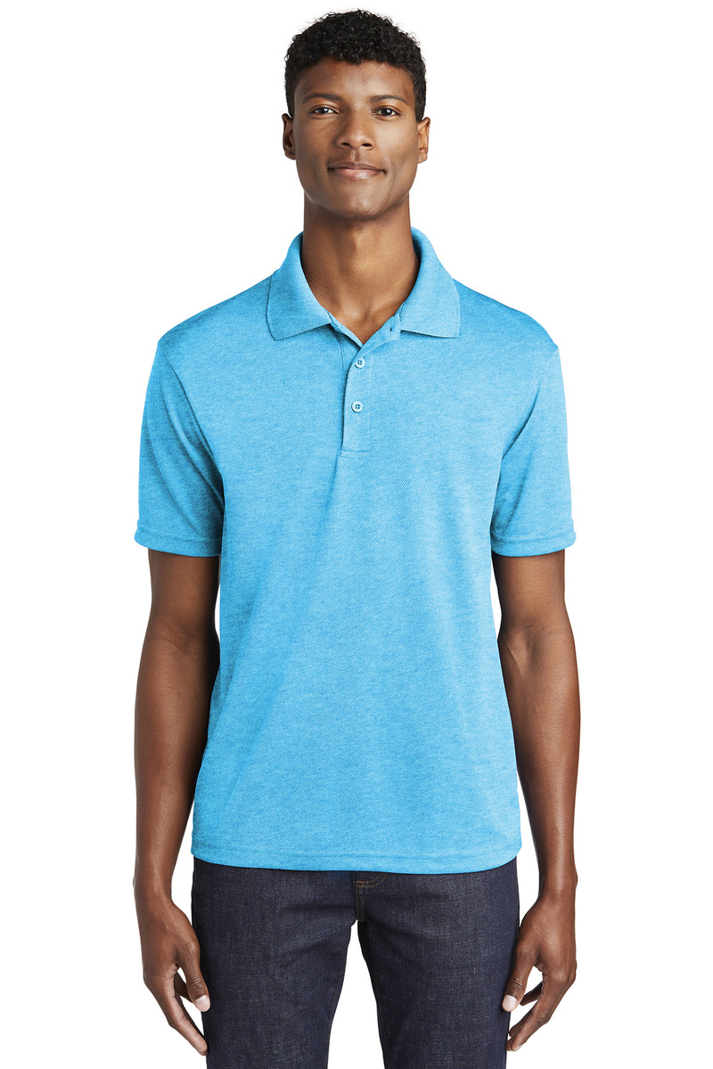 Sport-Tek ST640 PosiCharge RacerMesh Polo – Pond Blue Heather