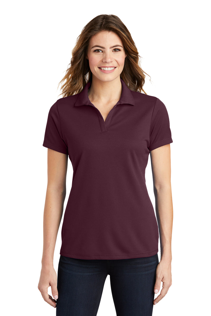 Sport-Tek LST640 Ladies PosiCharge RacerMesh Polo – Maroon