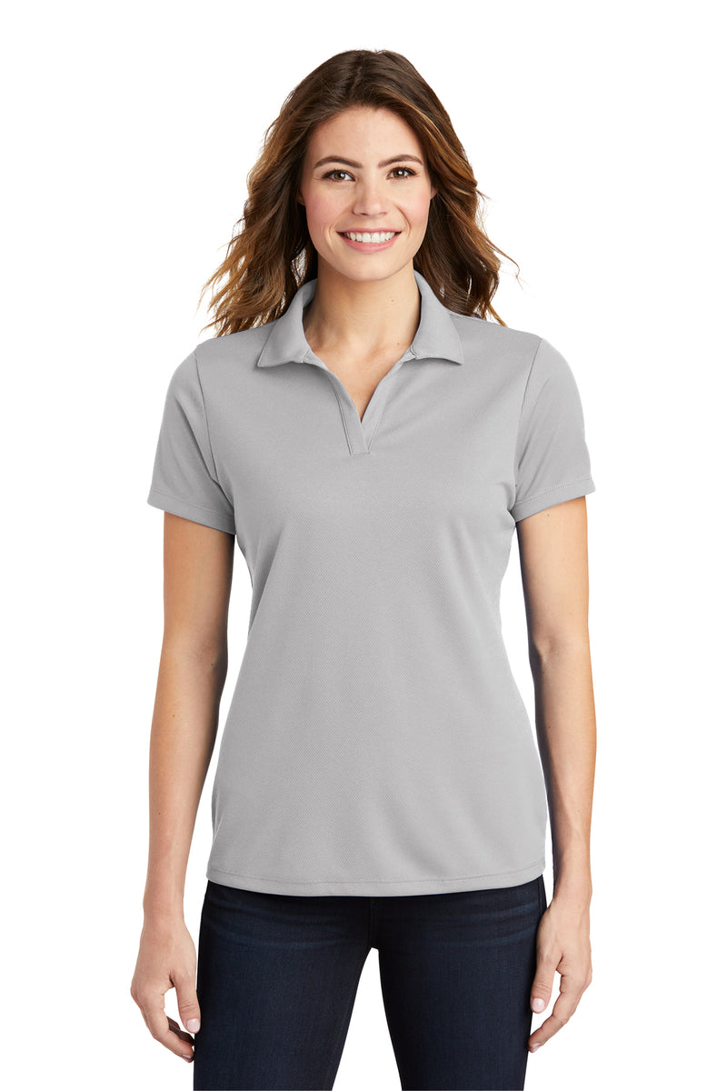 Sport-Tek LST640 Ladies PosiCharge RacerMesh Polo – Silver