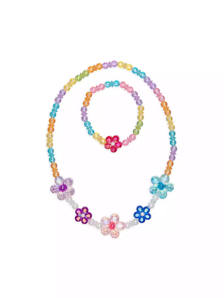 Blooming Beads Necklace & Bracelet Set