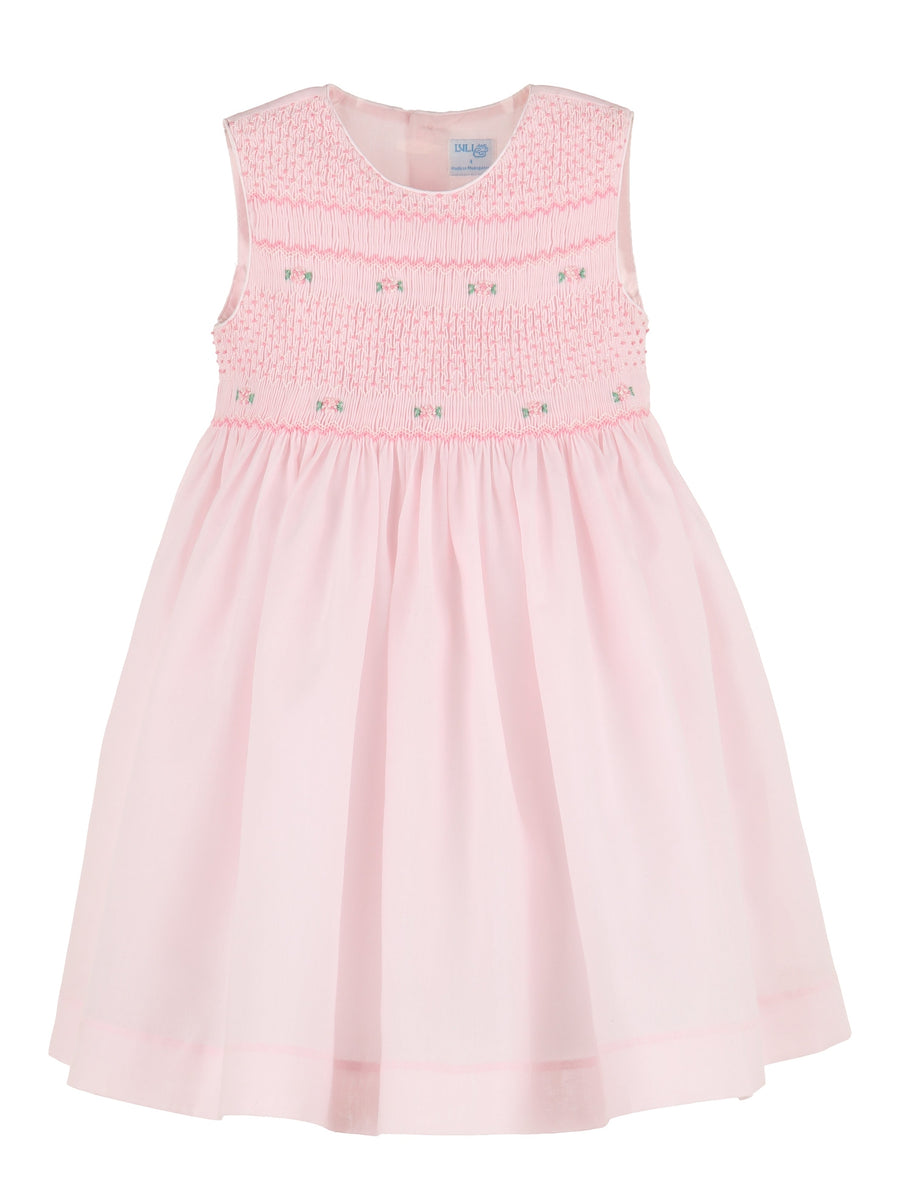 Enchanting Full Smocked Pink Dress