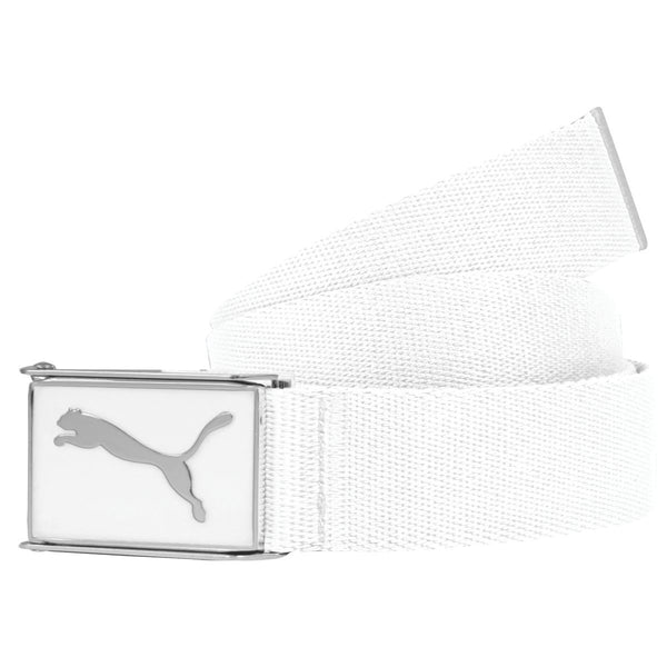 Puma Golf White Cuadrado 2.0 Web Belt