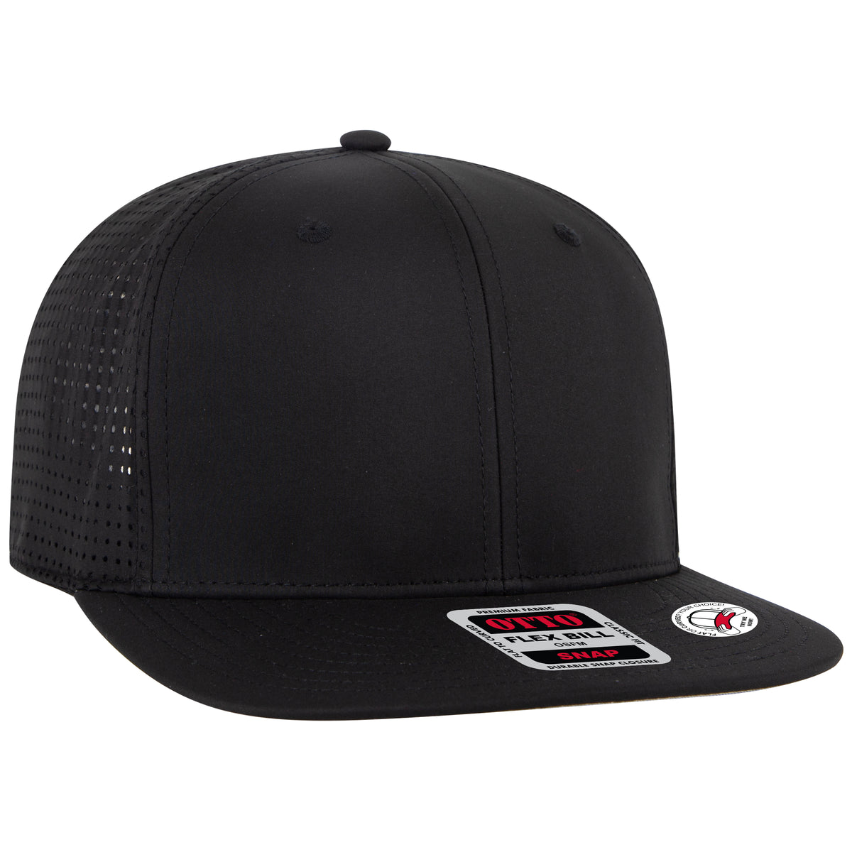 OTTO Cap 950-4 OTTO Snap 6 Panel Pro Style Snapback Hat, Perforated Cap