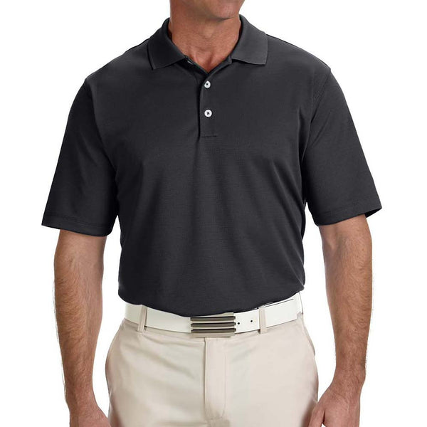 adidas Golf Men’s Black ClimaLite Solid Polo