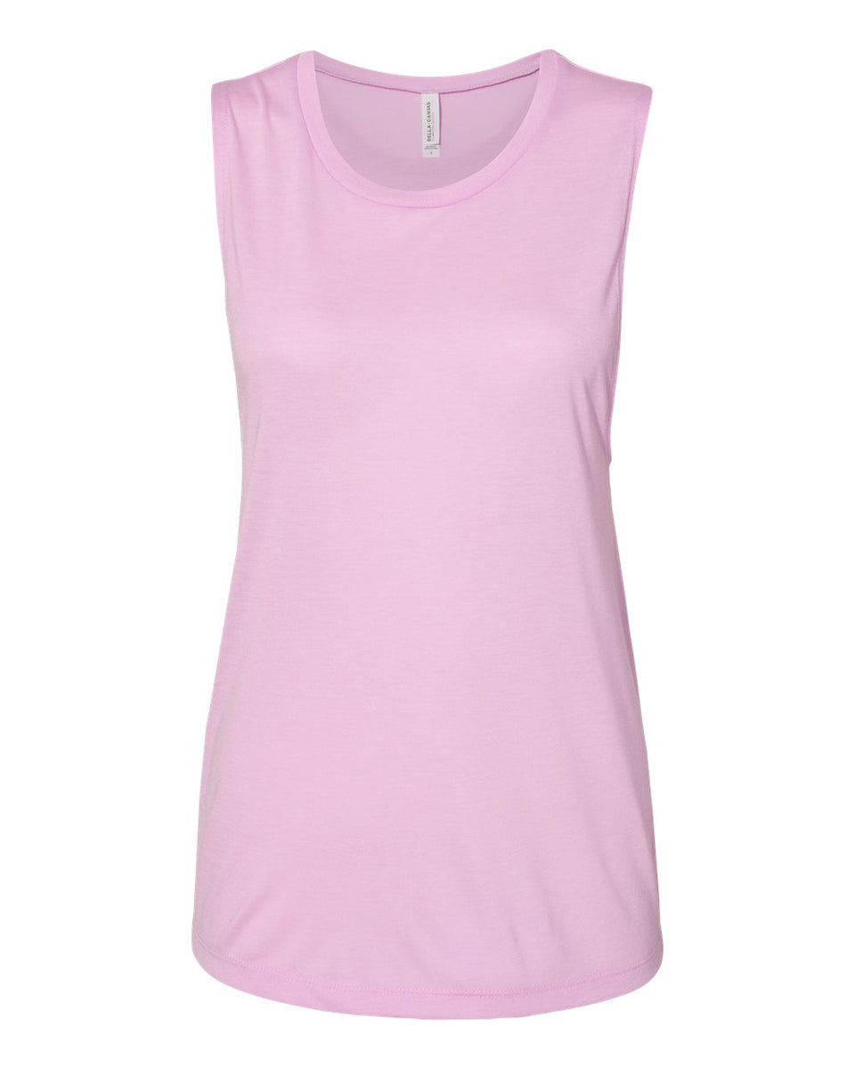 Bella + Canvas 8803 Women’s Flowy Scoop Muscle Tank – Lilac