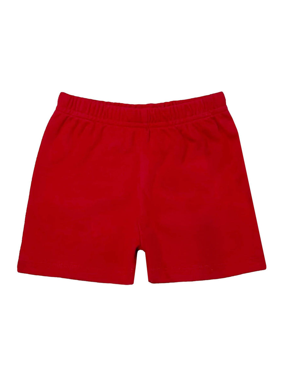 Leo Knit Shorts – Red