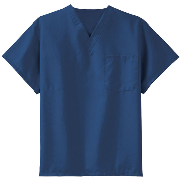 CornerStone Navy Reversible V-Neck Scrub Top