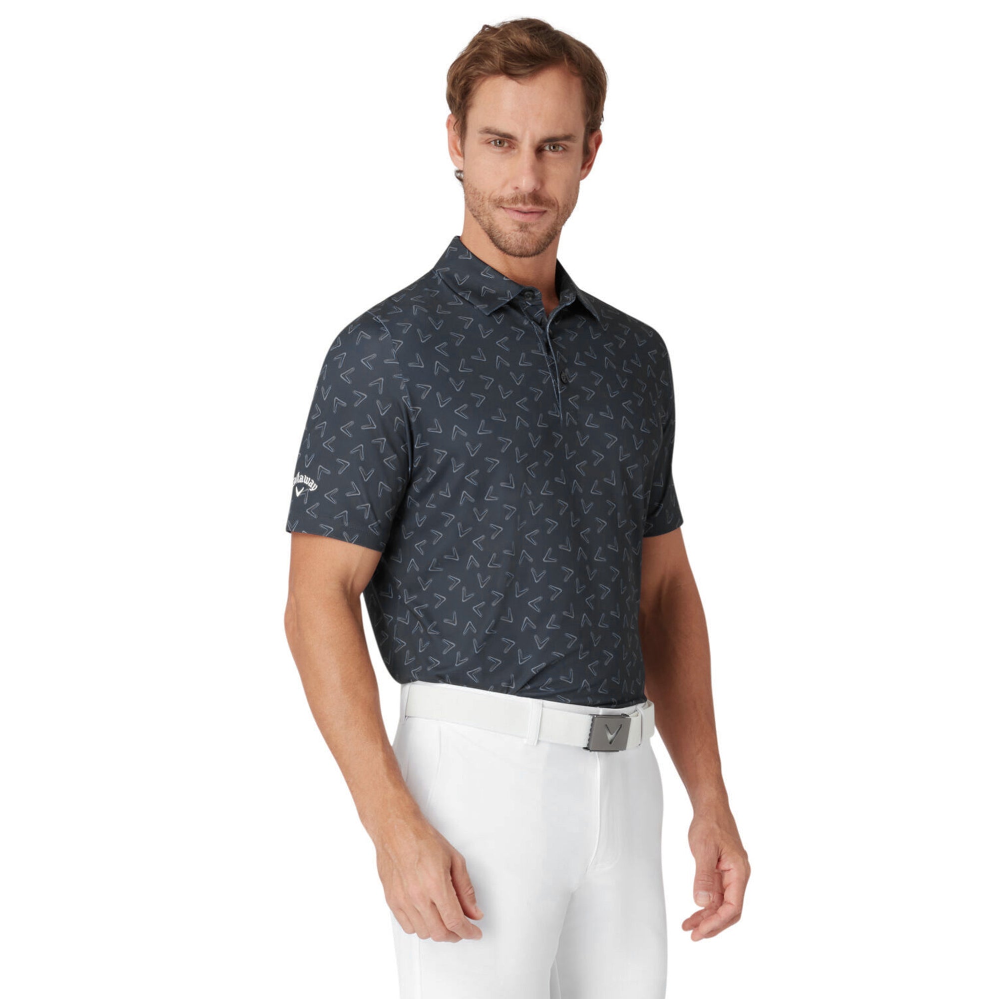 Callaway Golf All Over Large Chev Print Shirt