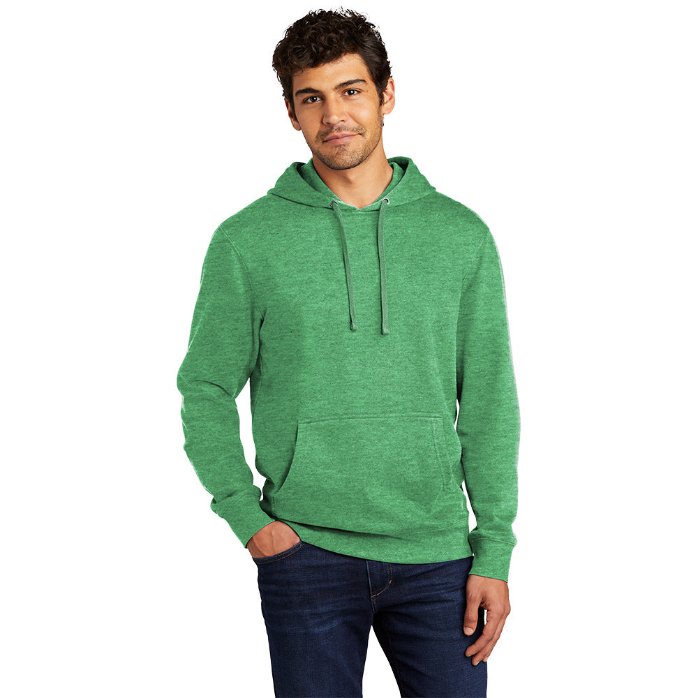 District DT6100 V.I.T. Fleece Hoodie – Heathered Kelly Green