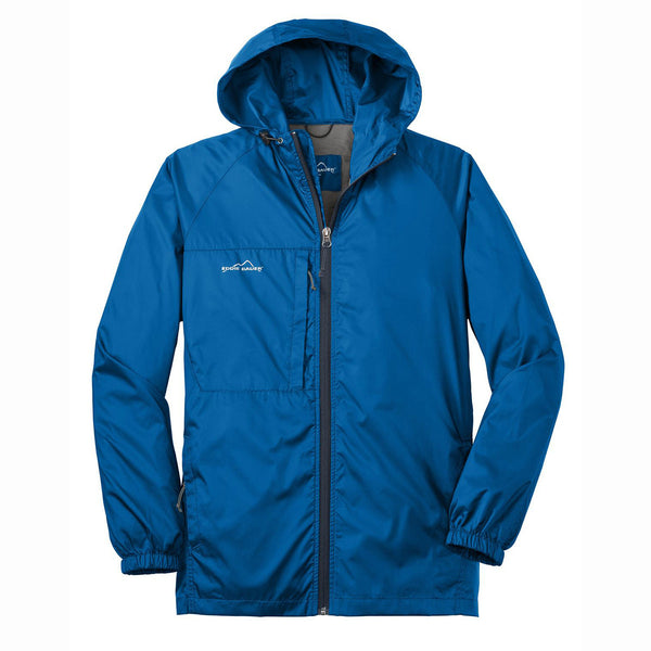 Eddie Bauer Men’s Brilliant Blue Packable Wind Jacket