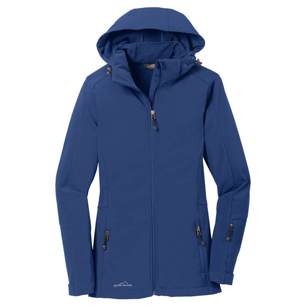 Eddie Bauer Women’s Admiral Blue Hooded Softshell Parka