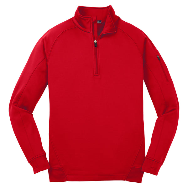 Sport-Tek Men’s True Red Tech Fleece 1/4-Zip Pullover