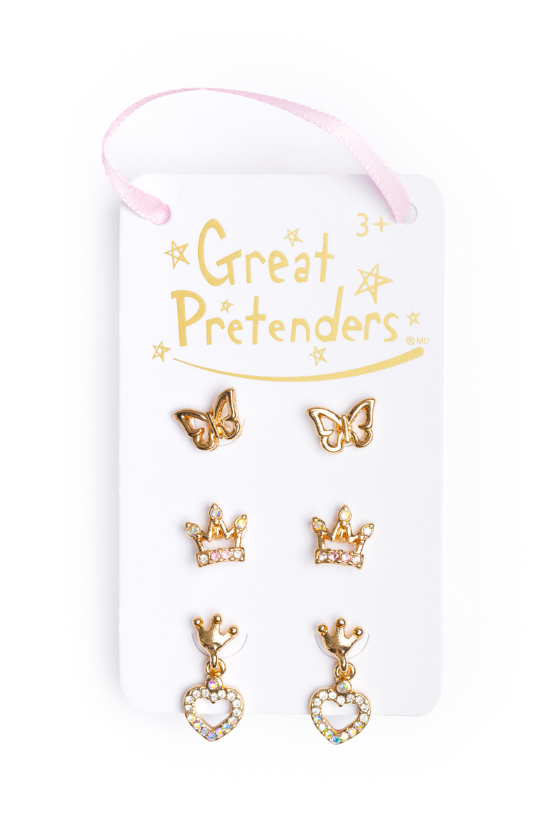 Boutique Royal Crown Studded Earrings