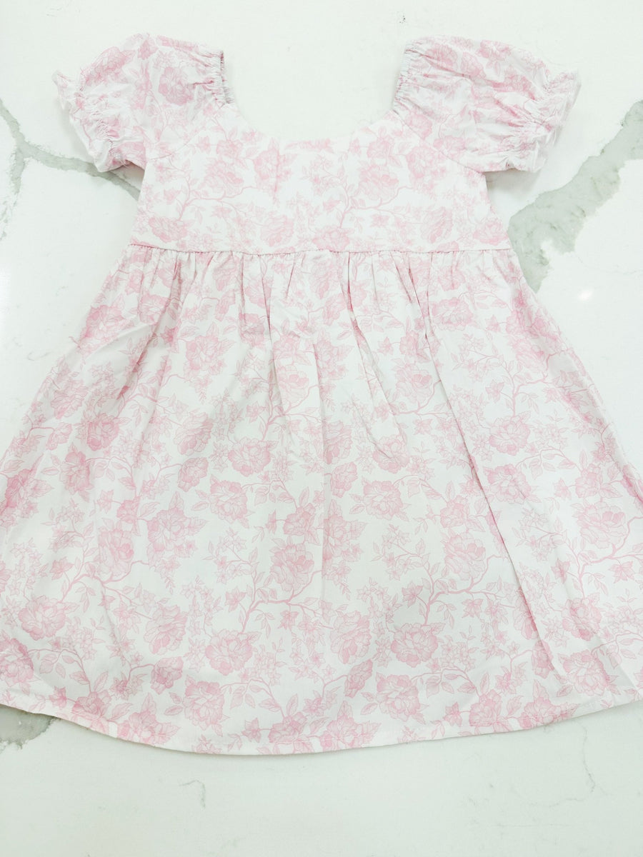 Mini Ella Dress – Pink Chinoiserie