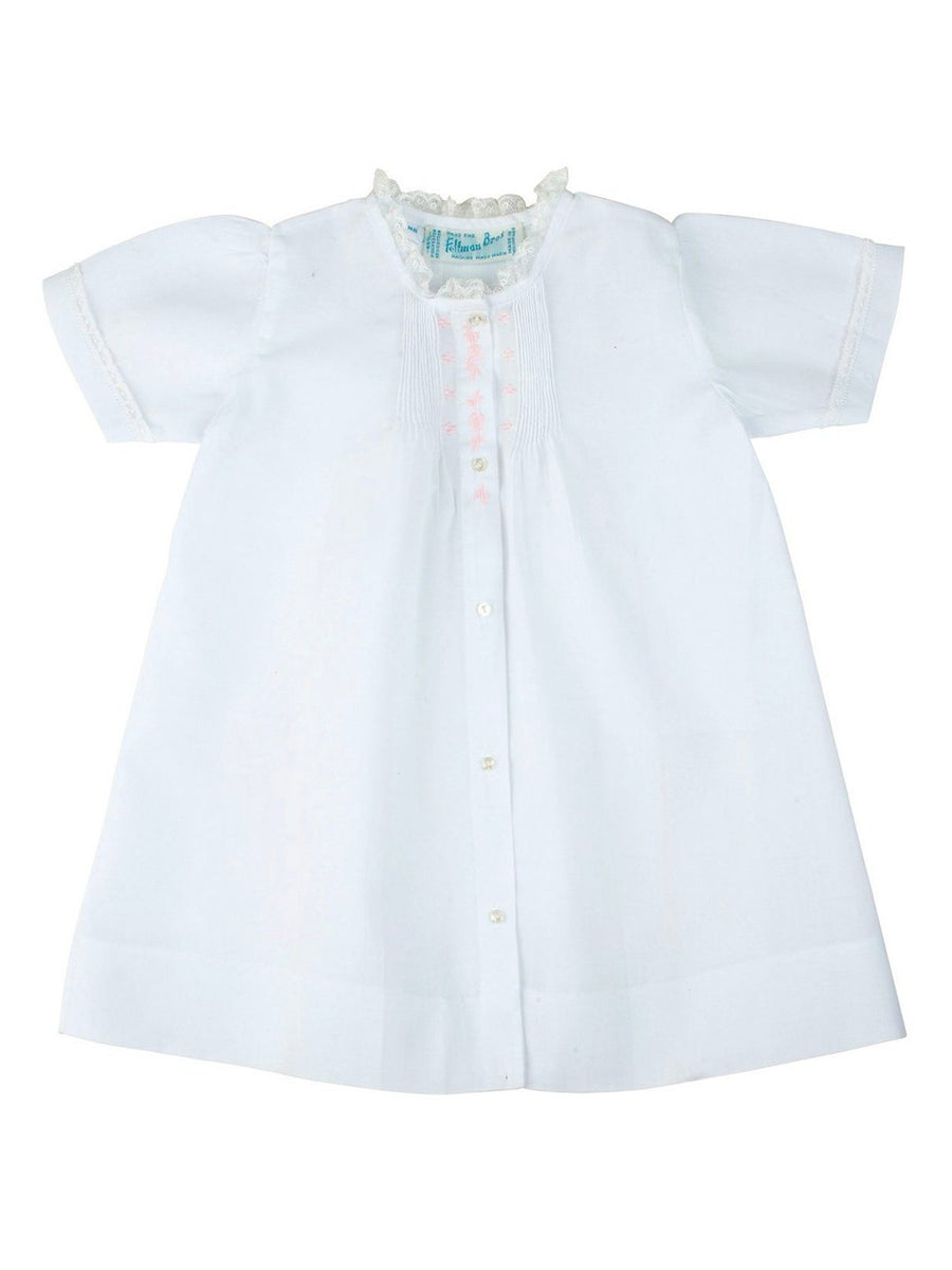 Girls Embroidered Folded Daygown