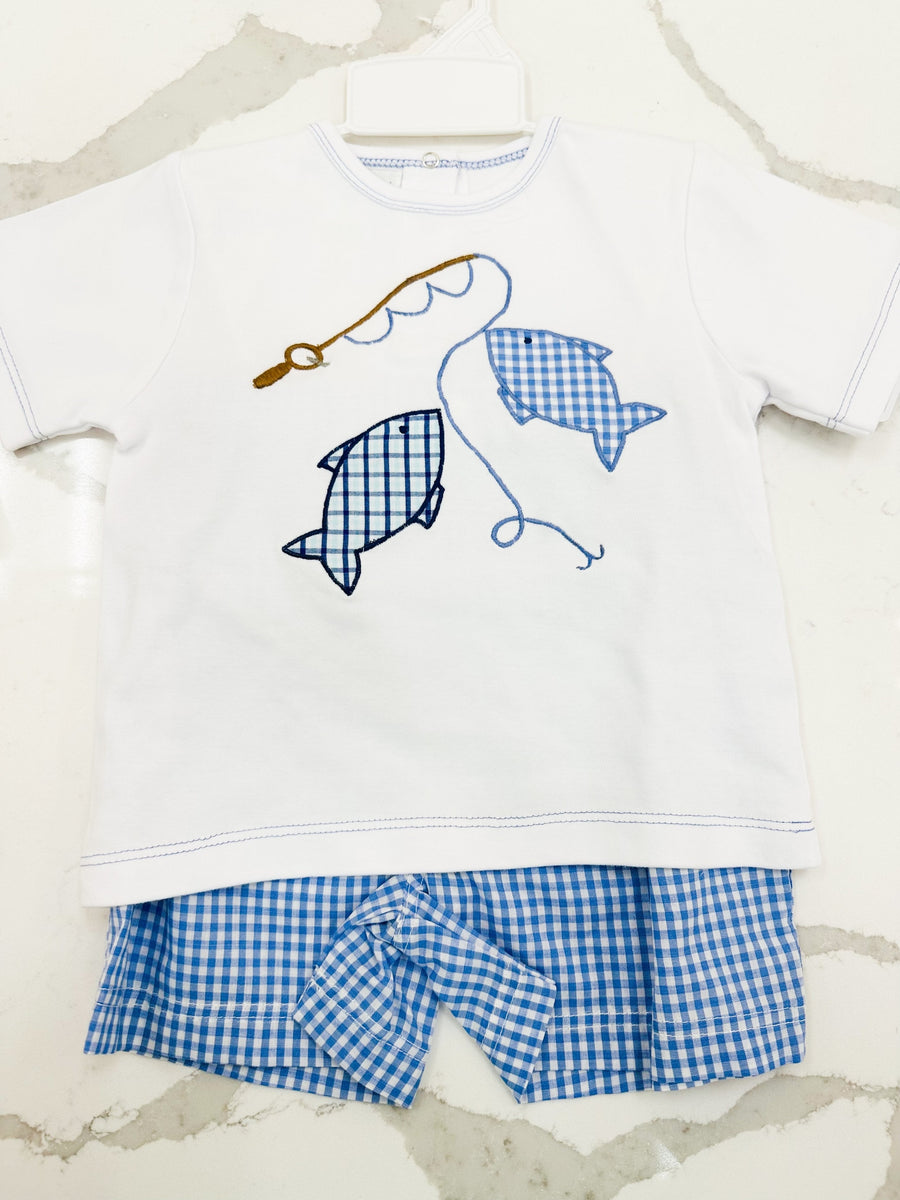 Short Set w/Fishing Applique