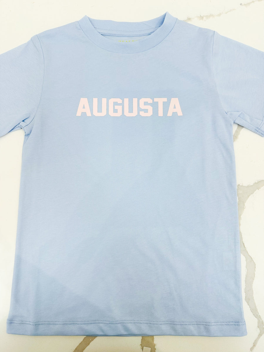 Sir Proper City Hopper T-Shirt – Augusta Beale Street Blue/Palm Beach Pink