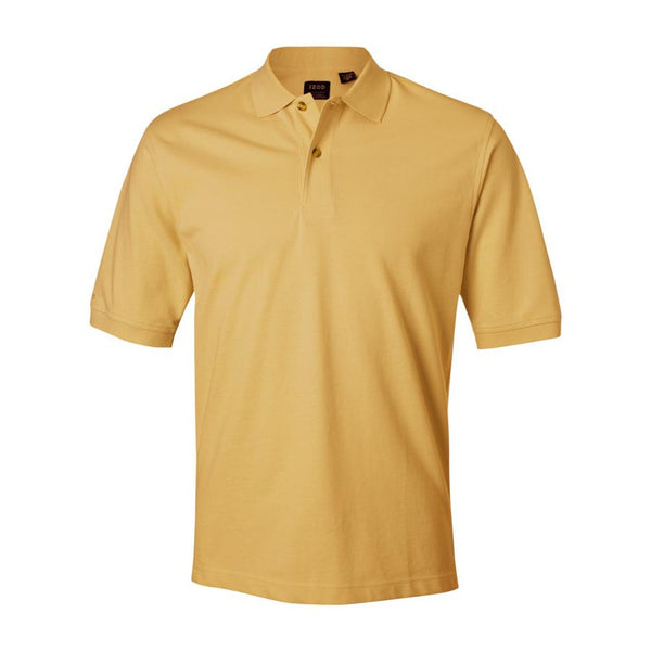 IZOD Men’s Sunburst Yellow Knit Pique S/S Polo