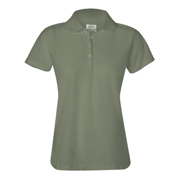 IZOD Women’s Sea Grass Green Performance Poly Pique Polo