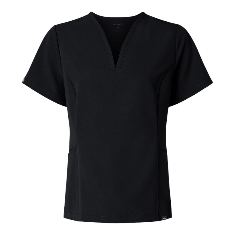 Jaanuu Women’s Calix Fit & Flare V-Neck Scrub Top W10003