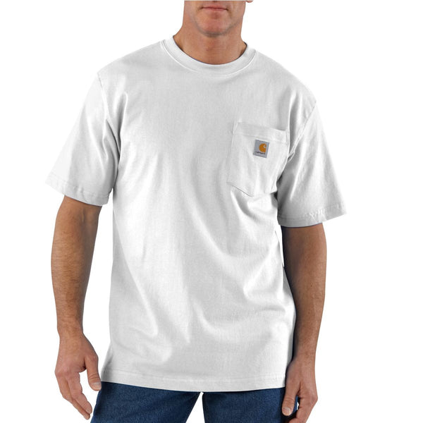 Carhartt Men’s White Workwear Pocket S/S T-Shirt