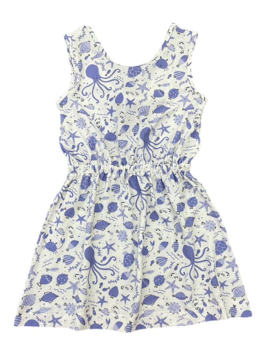 PRE-ORDER Kristin Knot Dress- Under the Sea