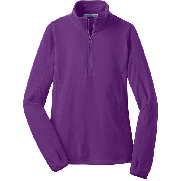 Port Authority Women’s Amethyst Purple Microfleece 1/2-Zip Pullover