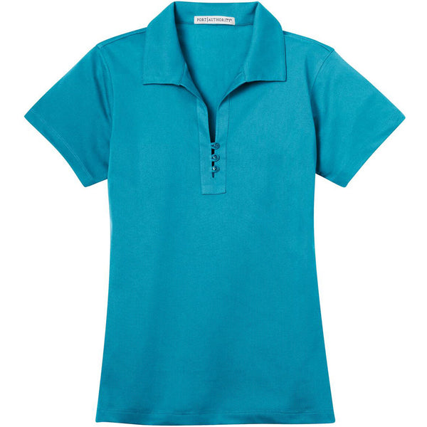 Port Authority Women’s Deep Teal Blue Tech Pique Polo