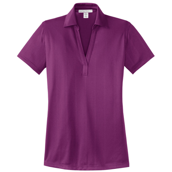 Port Authority Women’s Violet Purple Performance Jacquard Polo