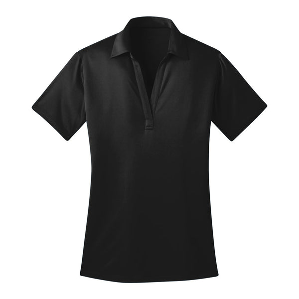 Port Authority Women’s Black Performance Poly Polo