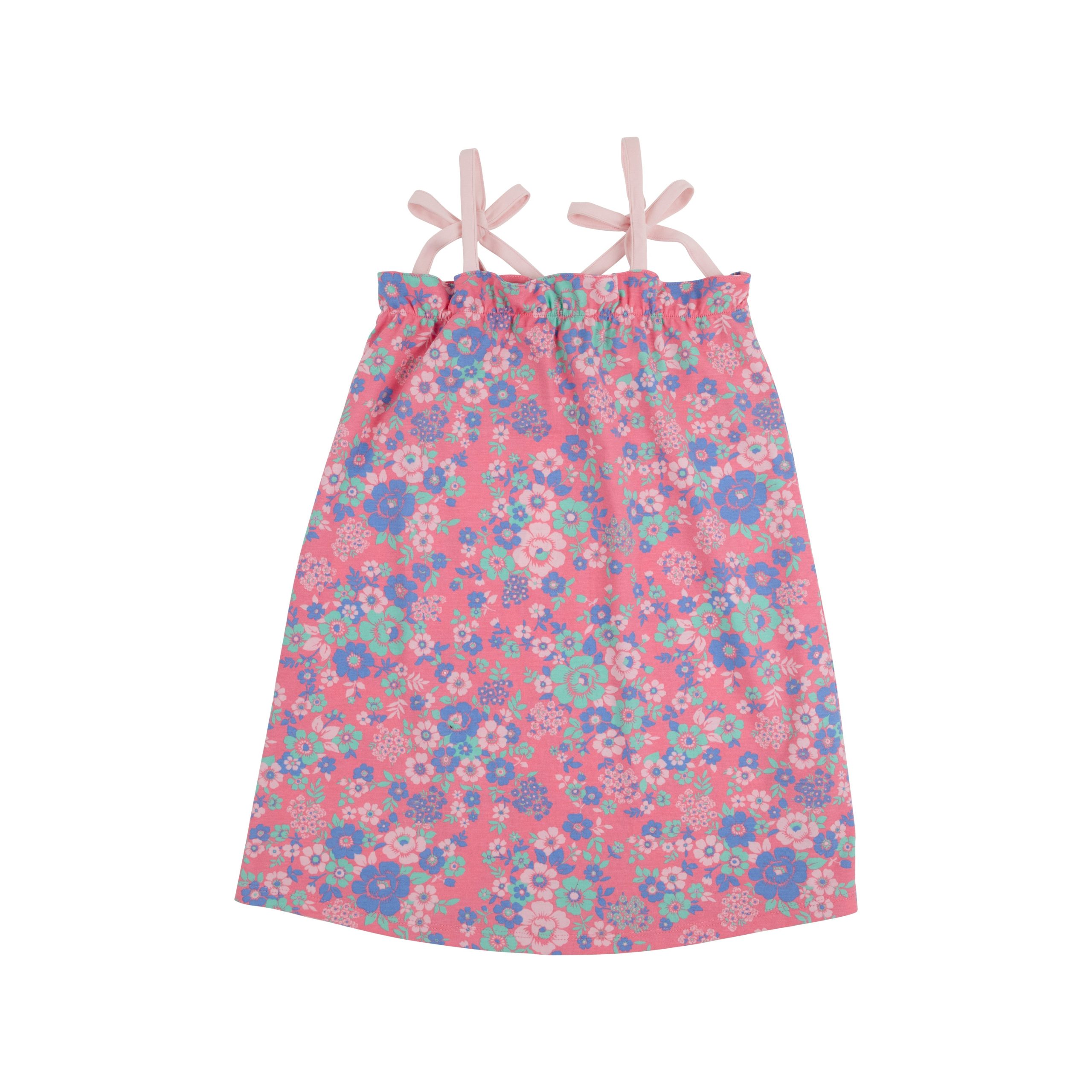 Lainey’s Little Dress | Mt. Paron Mini Floral with Palm Beach Pink