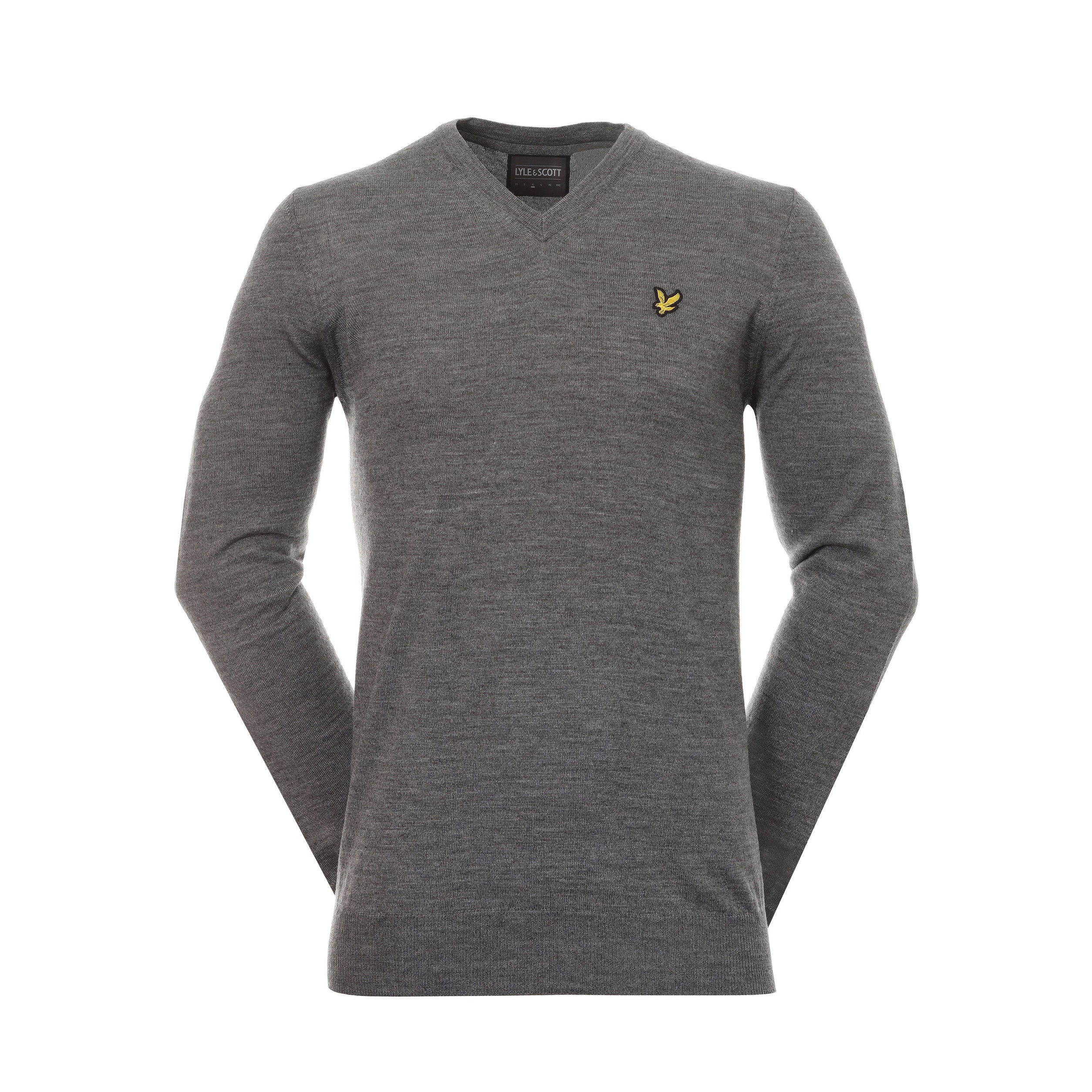 Lyle & Scott Golf Merino Blend V-Neck Pullover